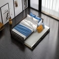 thumbnail image 6 of Twin Size Daybed with Pull-out Trundle Bed, Solid Wood Daybed with Guardrails, Twin Platform Bed Frame for Boys Girls Teens Adults Bedroom, Sturdy Wood Slats Support, No Box Spring Needed, 6 of 6