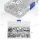 thumbnail image 5 of Surtido de arandelas para platos y lavabos de acero inoxidable de 360 piezas (M2 M2.5 M3 M4 M5 M6 M8 M10) Xemadio YQ-0432, 5 of 6