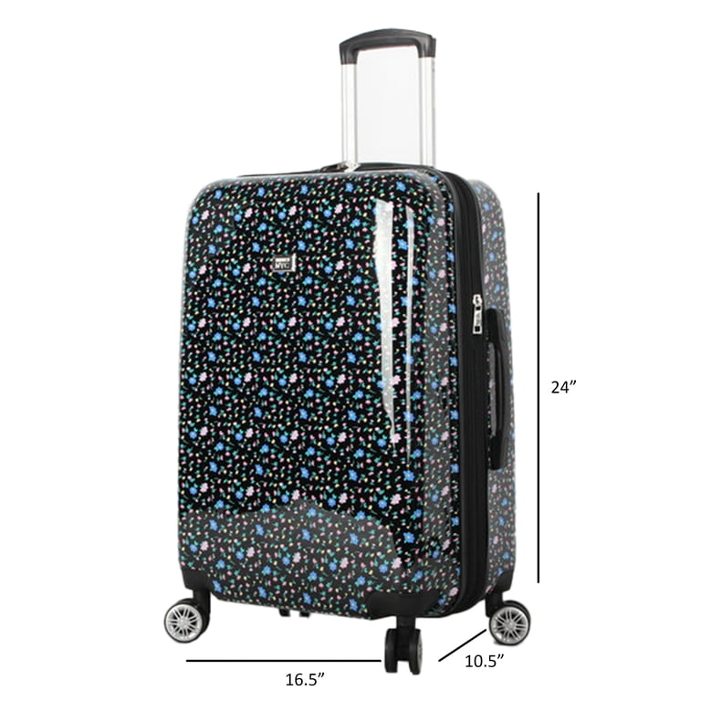 MADDEN Character 24 Hard Side Checked Luggage - Floral Print