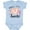 AE-Light Blue, variant on Mimi's Little Sweetie with Heart Cookie Boys or Girls Baby Bodysuit