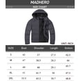 thumbnail image 6 of MADHERO Men's Puffer Jacket Water-Resistant Insulated Down Alternative Outerwear Coats Dark Grey Size S, 6 of 6