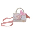 thumbnail image 5 of Girls Messenger Kids Pearl Shoulder Handbag Cute Lace Bow Crossbody Purse, 5 of 5