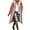 Pink, variant on Fengactive Women's 2025 Winter Fashion Clothes Oversized Plush Warm Long Coats Jackets Hood Zip Outerwears