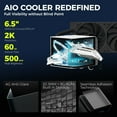 thumbnail image 3 of TRYX L-P360N-DS3M-G0K Panorama 360 Muti-Compatible AMOLED L-Shaped3D Anamorphic Display Custom AIO Cooler - Black, 3 of 4