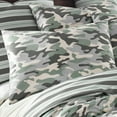 thumbnail image 3 of Levtex Home - Camo Green Duvet Cover Set - Twin Duvet Cover + Two Standard Pillow Cases - Green, Taupe, Grey - Duvet Cover (68 x 86in.) and Pillow Case (26 x 20in.) - Cotton, 3 of 5