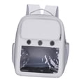 thumbnail image 4 of Mochila para perros de tela Oxford, transportadora para mascotas, portátil, transpirable, para perros, cachorros y conejos Gris Yuyangstore Transportín de viaje para gatos, 4 of 8