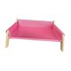 thumbnail image 5 of Hamaca para gatos, cama estable y cómoda con funda extraíble, silla tipo sofá de madera para gatos. Rosa, 5 of 9