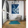 thumbnail image 3 of Epic Graffiti 'Octopus Tentacles Blue And White' by Fab Funky Canvas Wall Art, 26"x34", 3 of 3