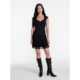 thumbnail image 2 of Madden NYC Women’s Asymmetrical Lace Top with Cap Sleeves, Sizes XXS-XXL, 2 of 5
