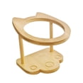 thumbnail image 2 of Raised Pet Bowls Wood Stand Pet Feeder Waterer Rack Single Wooden Pet Supplies Elevated Cat Bowls Stand Small Dog Bowls Stand for for Indoor A, 2 of 9