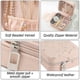 thumbnail image 4 of Mini Jewelry Box PU Leather Portable Travel Jewelry Storage Box Ring Earring Necklace Storage, 4 of 5