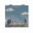 thumbnail image 1 of (Bulletproof Youth League) Small Mirror Carry Ins Creative Folding Mirror Makeup Mirror Portable Double sided Mirror, 1 of 5