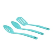 Mainstays Ceramic Nonstick 12 Piece Cookware Set, Teal Ombre