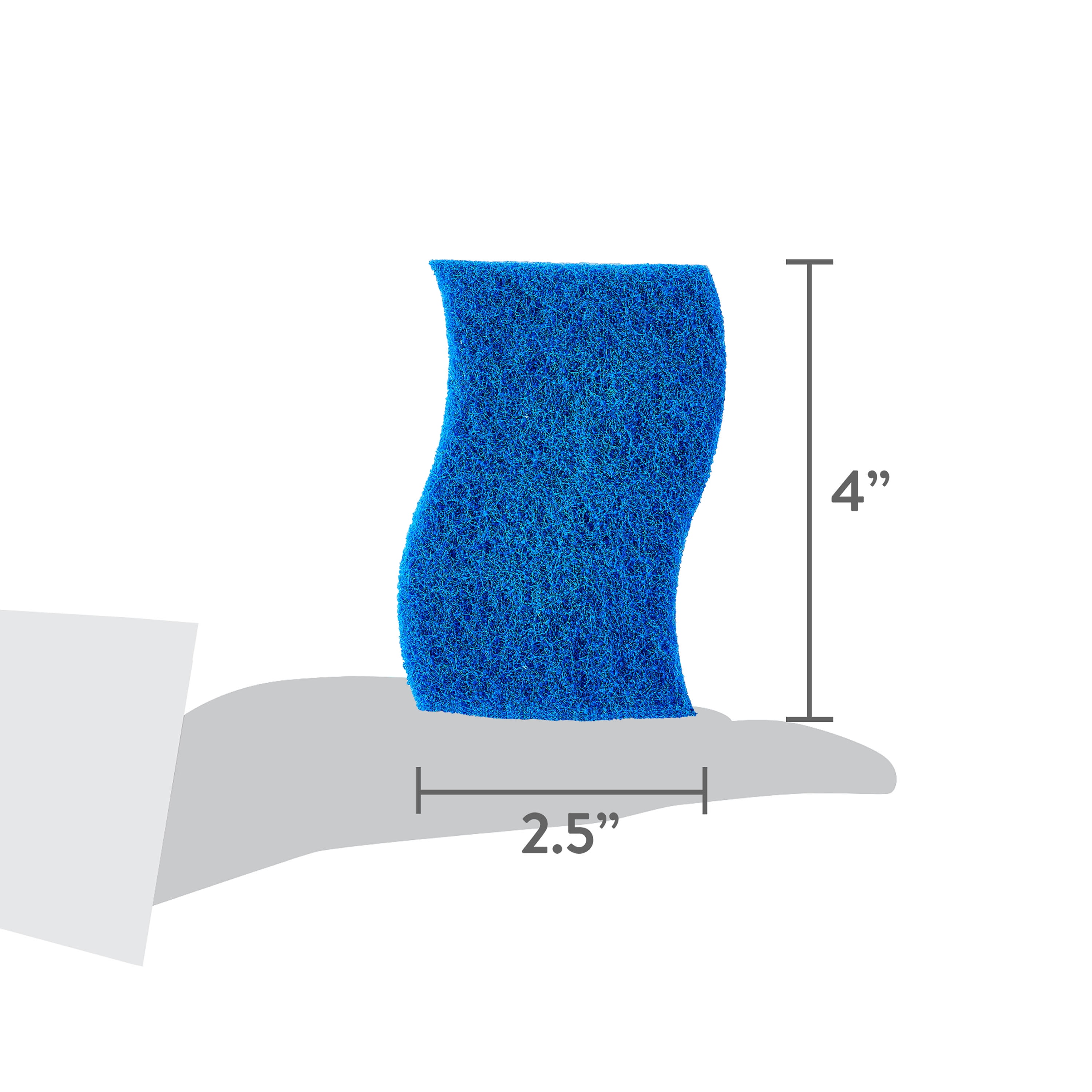 (3 pack) Great Value Non-Scratch Scrub Sponges, 8 Count
