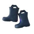 thumbnail image 5 of Kcolen Kids LED Light Rain Boots with Carry Handle Waterproof Non- Outdoor Rain Shoes for Toddler Boys Girls, Four Season Daily Wear Ages 2-11 Navy, 5 of 6