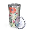 thumbnail image 2 of Pioneer Flower 10oz Tumblers Stainless Steel Tumbler with Lid and Straw,Vacuum Insulated Double Wall Travel Tumbler Cups with Cleaning Brush for Coffee, Tea, 2 of 4