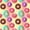 Colorful Doughnut Pattern, variant on Yayeee Double Oven Mitt Kitchen Heat Resistant Baking 35" x7" Quilted Glove, Pink Neon Pizza Pattern