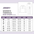 thumbnail image 4 of Rocky Women Thermal Top and Bottom Warmer Cold Weather Underwear Set, Glow in the Dark Skeleton 2X, 4 of 8