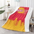 thumbnail image 5 of Football City Classic Sherpa Throw Blanket,Double Layer Fabric Warm Blankets,Ultra Soft Flannel Blankets for Football Fans Gifts 60" X 50", 5 of 6