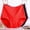 Red, variant on Itsame Womens Briefs, High Waist Comfort Comfort 3 Pack Cotton Underwear Hot Pink 6XL
