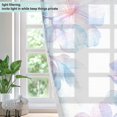thumbnail image 4 of Yayeee Window Curtains Light Filtering 63"x42" Grommet Panel Pair Home Living Room Decor, Pastel Flower Pattern, 4 of 7