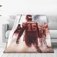 thumbnail image 1 of Patrick Mahomes Ultra-Soft Micro Fleece Blanket Black 60"x50", 1 of 5