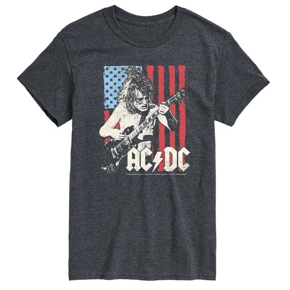 AC/DC - American Flag - Men's Short Sleeve Graphic T-Shirt