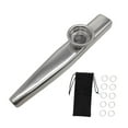 thumbnail image 2 of Xuanheng Embouchure Portable pour Enfants Kazoo Coordination Cours de Musique Argent, 2 of 8