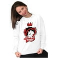 thumbnail image 4 of Cute Betty Boop Miss Heart Breaker Women Plus Size Sweatshirt Brisco Brands 4X, 4 of 5
