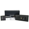 thumbnail image 6 of Prada PRD-WALL-1MH132-ZTM-F0002 Saffiano Leather Flap Wallet with Bow Detail, Black, 6 of 6