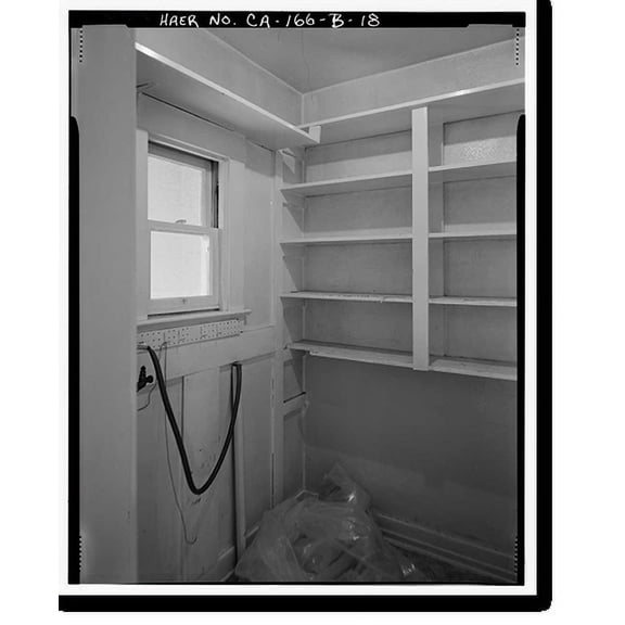 Historic Print, Rush Creek Hydroelectric System, Worker Cottage, Rush Creek, June Lake vicinity, Mono County, CA - 18, 16" x 20"