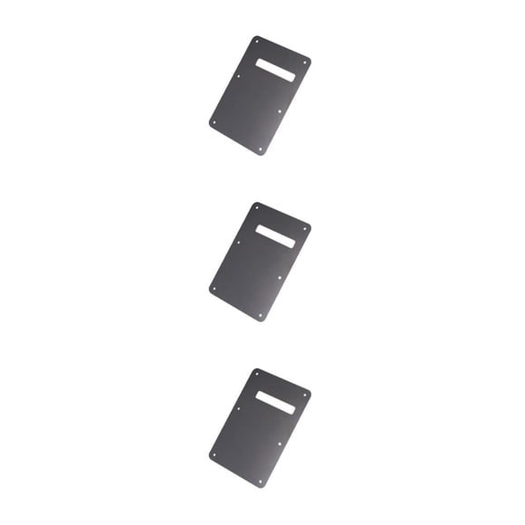 Injueey 2 piezas estilo moderno profesional práctica guitarra Backplate Tremolo Back Cover zurdo Scratchplate con 6 tornillos Type1 NO1