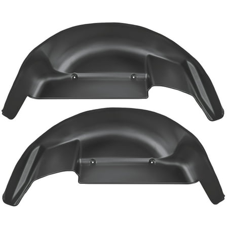 Husky Liners Wheel Well Guards Rear Wheel Well Guards Black Fits 07-12 Ford F-150; Excludes Dually