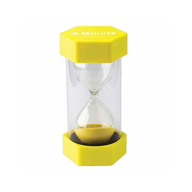 TEACHER CREATED RESOURCES (2 EA) LARGE SAND TIMER 3 MINUTE 20659BN