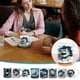 thumbnail image 1 of Taza de café de cerámica con asa - Taza de viaje de 350 ml para té y chocolate caliente - Apto para lavavajillas y microondas - Regalo único para las fiestas, 1 of 1