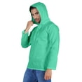 thumbnail image 4 of Atasi Solid Mens Hooded Kurta Full Sleeve Cotton Tshirt Regular Fit Ethnic Wear, 4 of 7