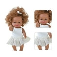 thumbnail image 3 of onlyliua Liquidación de Ahorro de Verano Muñeca Negra de 14 Pulgadas, Muñeca de Esmalte Completo, Muñeca, Marioneta, Cabeza de Explosivos, Muñeca de Esmalte, Juguete para Niña, Regalos de Cumpleaños, 3 of 6