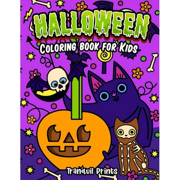 Halloween Coloring Book for Kids: Happy Halloween for Boys and Girls, (Paperback)