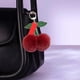 thumbnail image 5 of Llavero de frutas Cherrys, peluches, bolas, hebilla de metal, decoración para mochila, colgante, adornos para llaves de hierro, 5 of 6