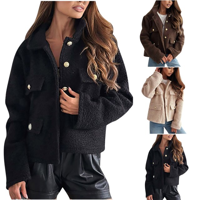 QTOCIO Vestes Décontractées pour Femmes, Veste d'Automne pour Femmes, Haut/chemise à Manches Longues Col Rond Imprimé Père Noël
