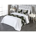 thumbnail image 3 of Daisy Bed Runner Set, Realist Chamomile Flowers with Delicate Petals and Greenish Peduncles Print, Decorative Bedding Scarf & 2 Pillow Shams for Hotels Homes, King, Off White Fern Green, by Ambesonne, 3 of 3