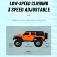 thumbnail image 3 of TFixol 2.4GHz 1/18 Scale Wrangler RC Crawler Car, 7.4V 600mAh Battery, 12km/h Speed, 100m Range, Grey Single Battery Version, 3 of 6