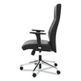thumbnail image 2 of basyx VL108 Executive High-Back Chair, Black Leather, 2 of 6