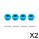 thumbnail image 1 of 2X 4 Uds 1:16 RC coche cubos de rueda hexagonales 12mm reemplazar piezas para 16207 16210 modelo DIY 2 piezas, 1 of 8