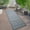 BLUE, variant on World Rug Gallery Contemporary Geometric Bohemian Textured Flat Weave Indoor/Outdoor Area Rug - BLACK 7'10"X10'