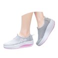 thumbnail image 3 of Women's Walking Shoes Arch Support Comfortable Wide Sports Sneakers,Grey,US:9, 3 of 9