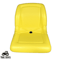 thumbnail image 2 of Yellow High Back Seat for John Deere 650 750 850 950 1050 Compact Tractor, 2 of 5