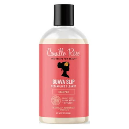 Camille Rose Guava Slip Detangling Hydrate & Cleanse All Ages Shampoo with Kakadu Plum Extract & Avocado Oil, 12oz