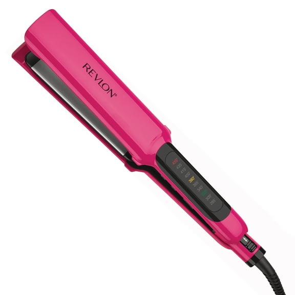 Revlon Perfect Heat 1-1/2" Ceramic Flat Iron, Black