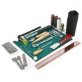 Leather Sewing Kit Leather Craft Tools Set Hand Sewing Awl Stitching Punch Carving Work Saddle